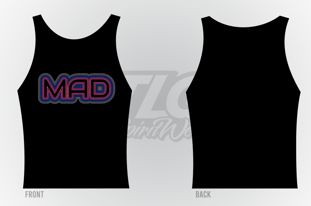 MAD Rhinestone Singlet
